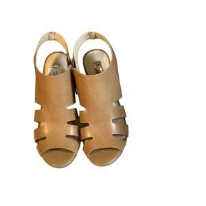 INC  International Concepts Women's Strappy Heel Sandals Tan  Size 5M  Sku 2198